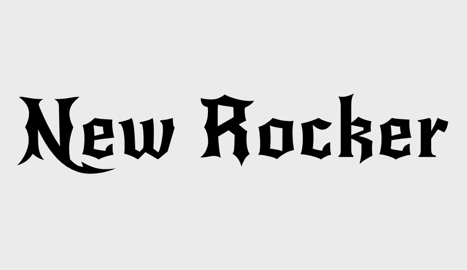 new-rocker font big