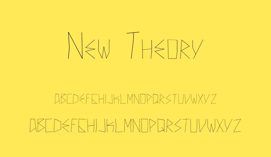 New Theory font