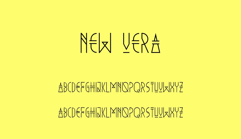 New Vera font