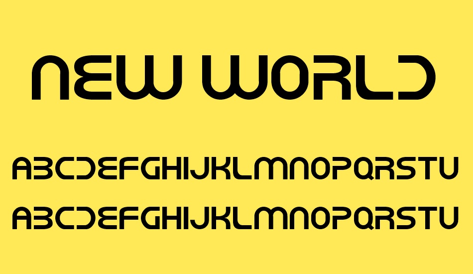 New World Vibes font