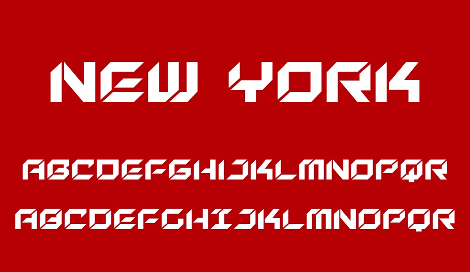 New York Escape font