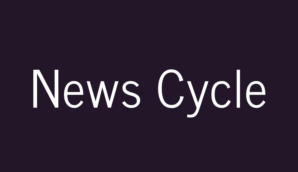 news-cycle font big