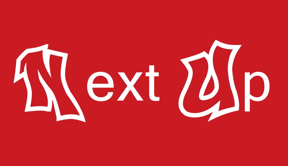 Next Ups font big