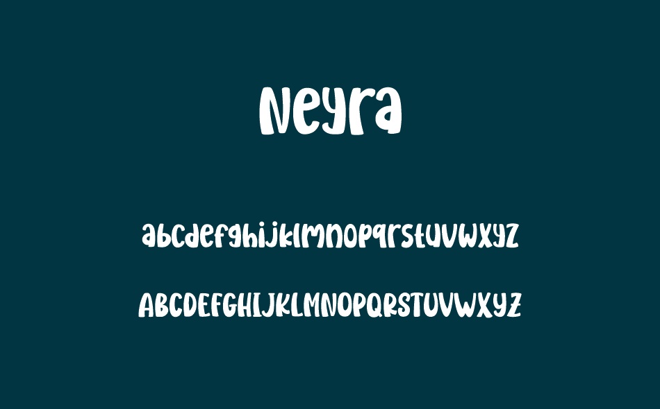 Neyra font