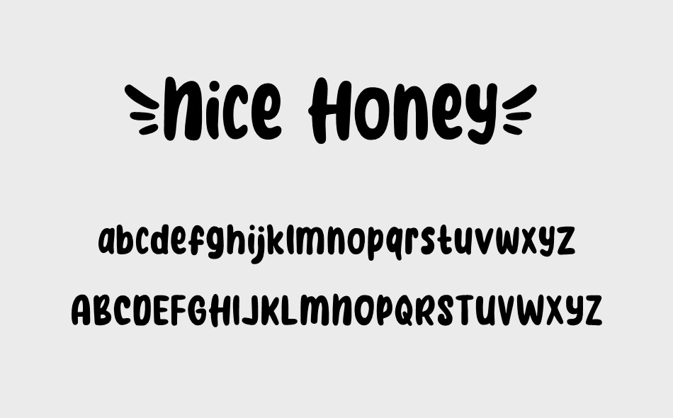 Nice Honey font