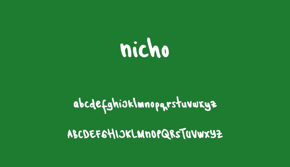 Nicho Demo font
