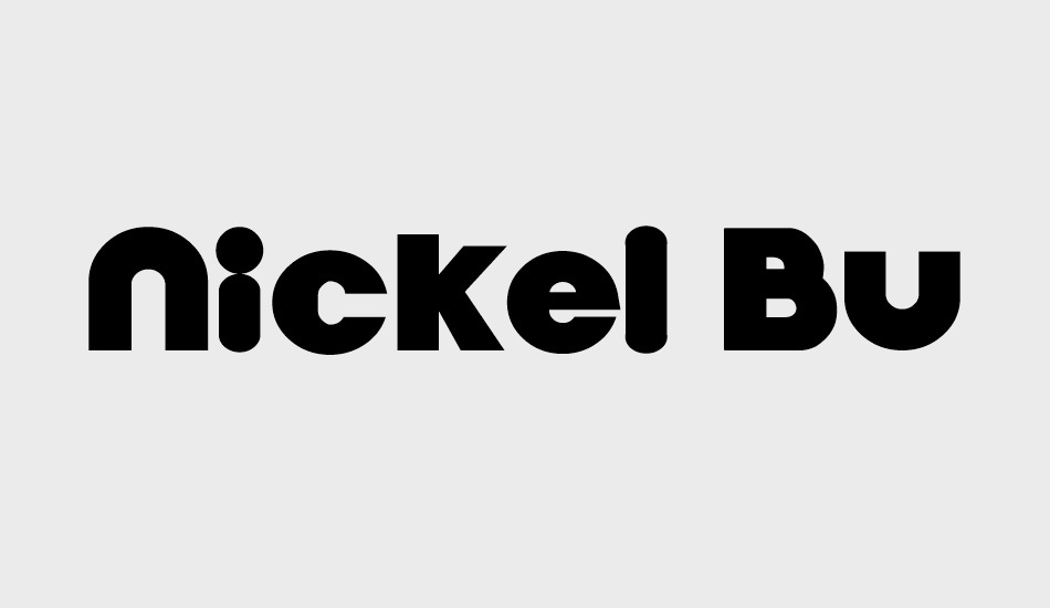 Nickel Bumpy font big