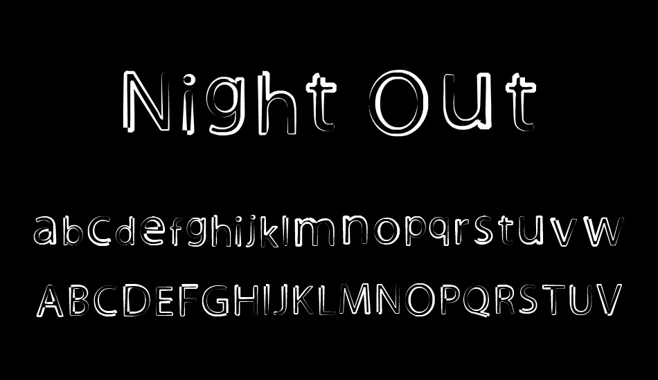 Night Out Regular font