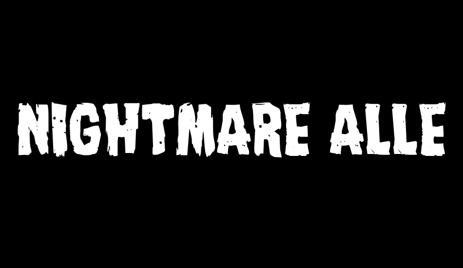 Nightmare Alley font big