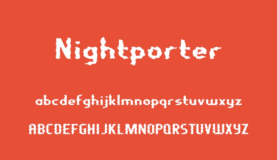 nightporter font