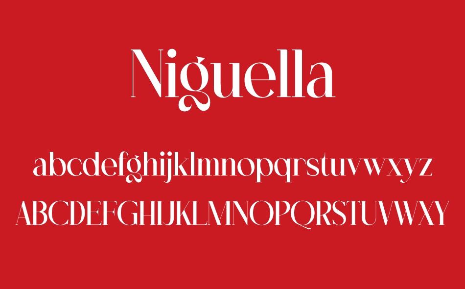 Niguella font