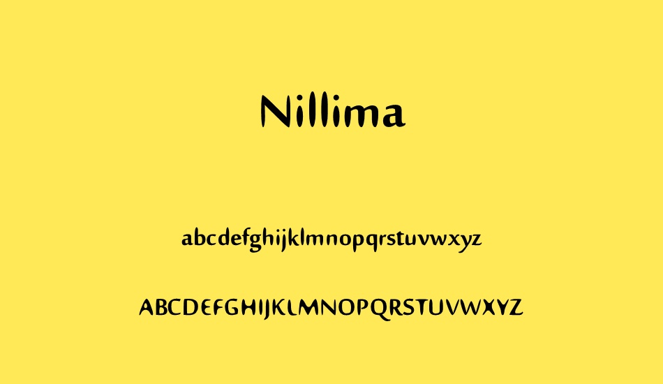 nillima font