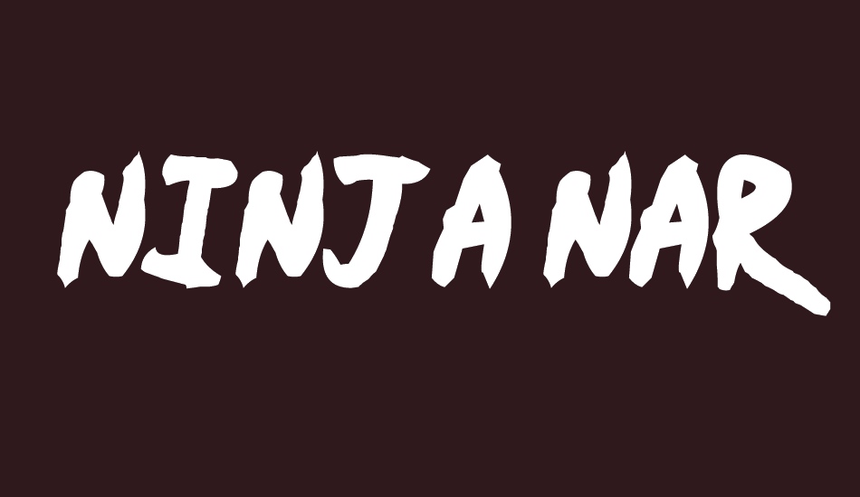 Ninja Naruto font big