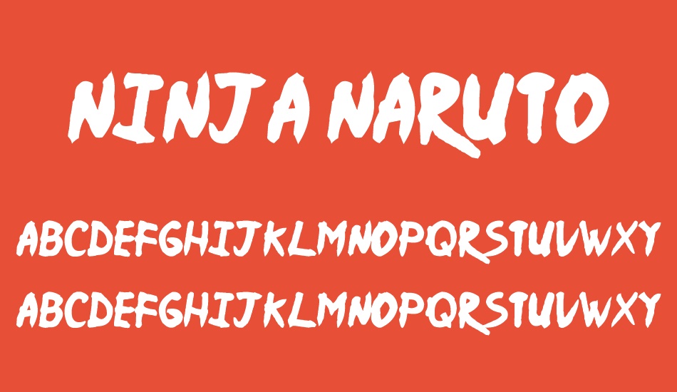 Ninja Naruto font