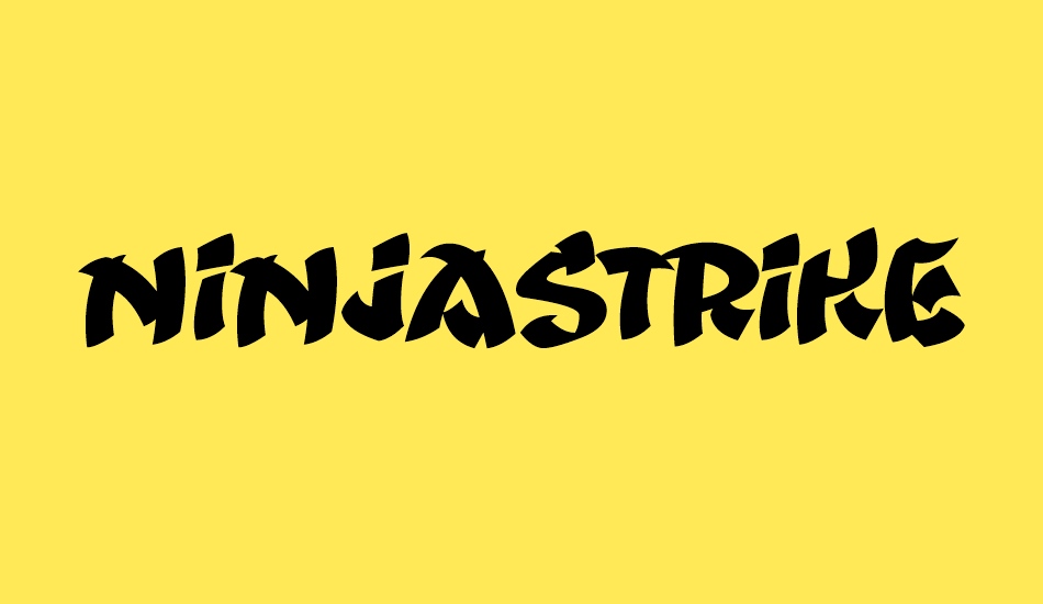 Ninjastrike font big