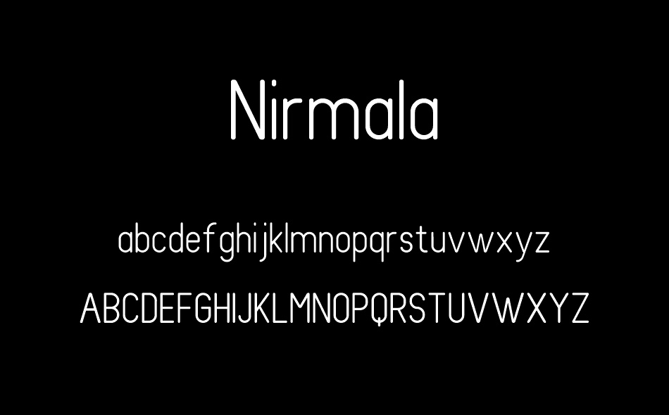 Nirmala font