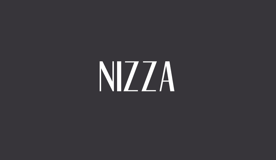 Nizza font big