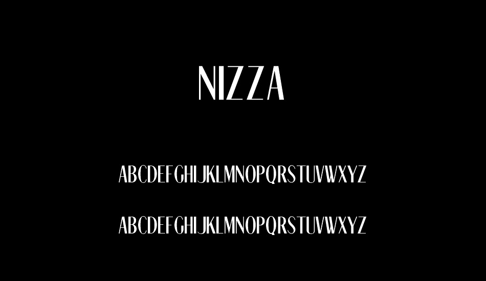 Nizza font