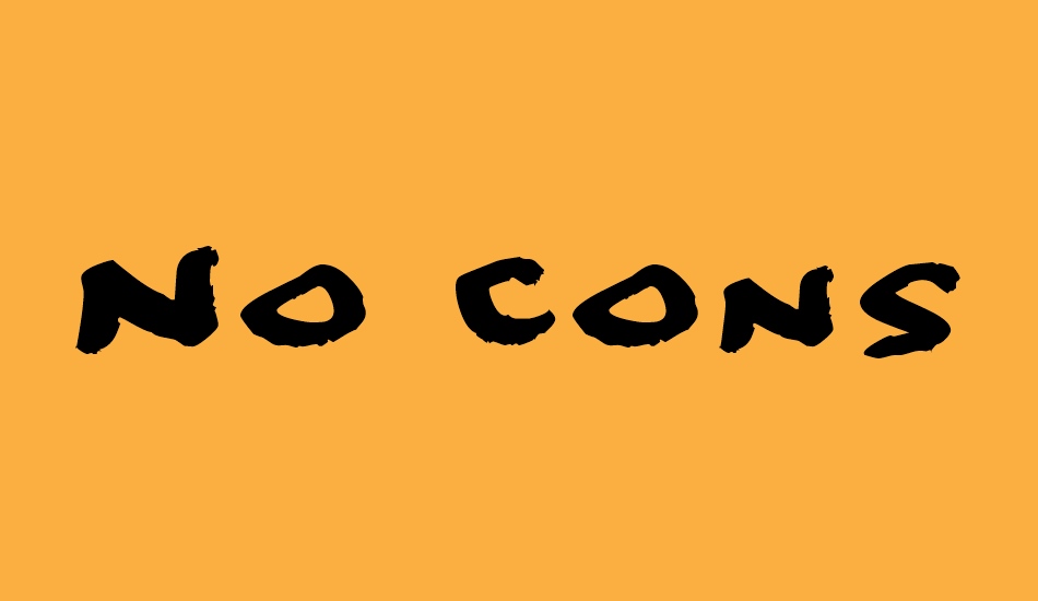 No consequence font big