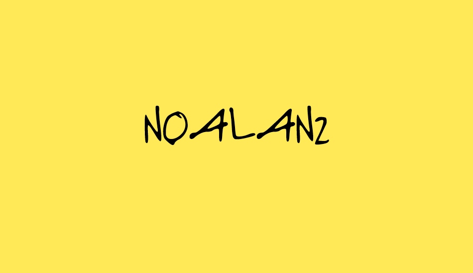 NOALANI font big