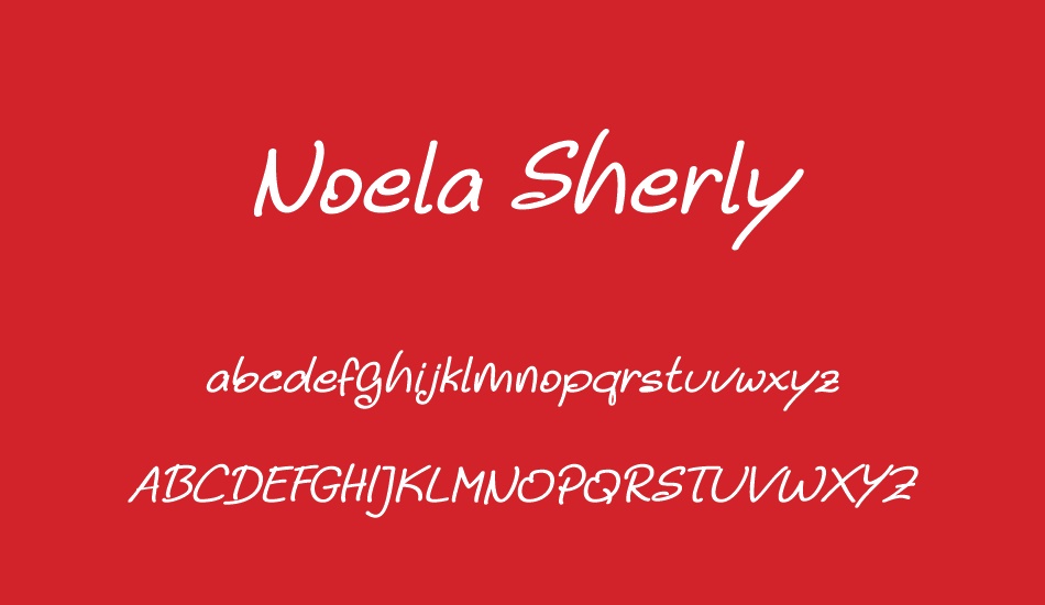 Noela Sherly font