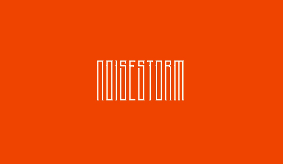 NoiseStorm font big