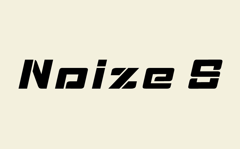 Noize Sport font big