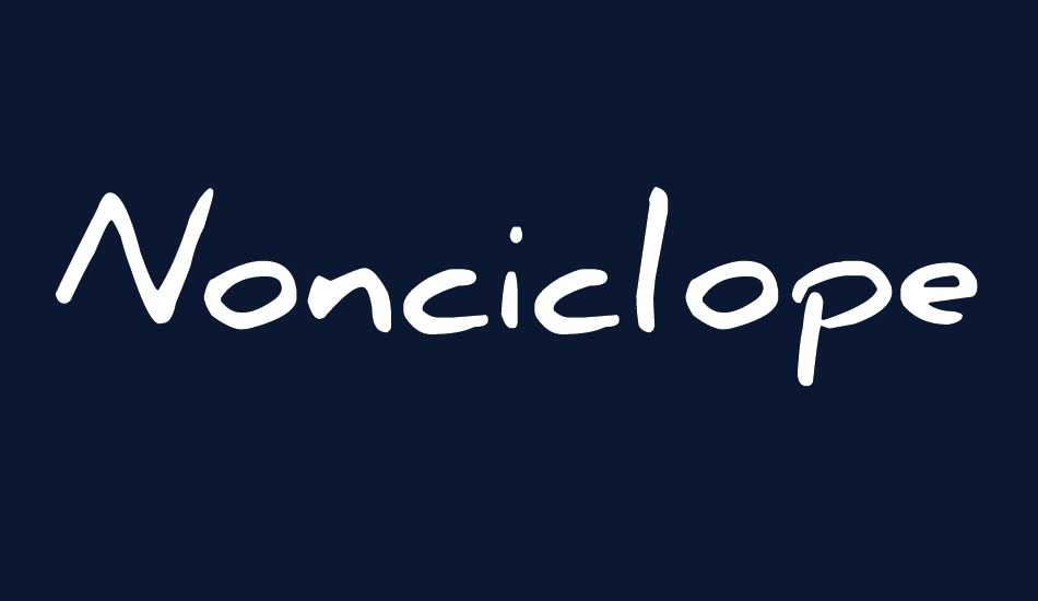 Nonciclopedia by Sabaku font big