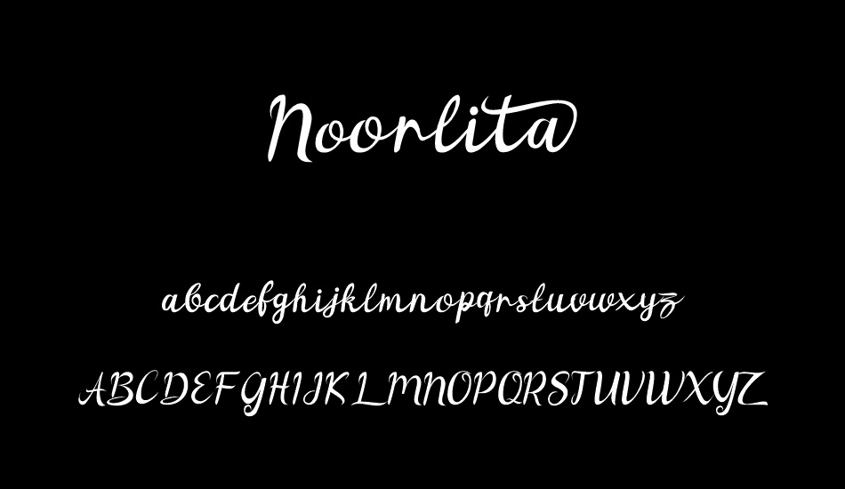 Noorlita font