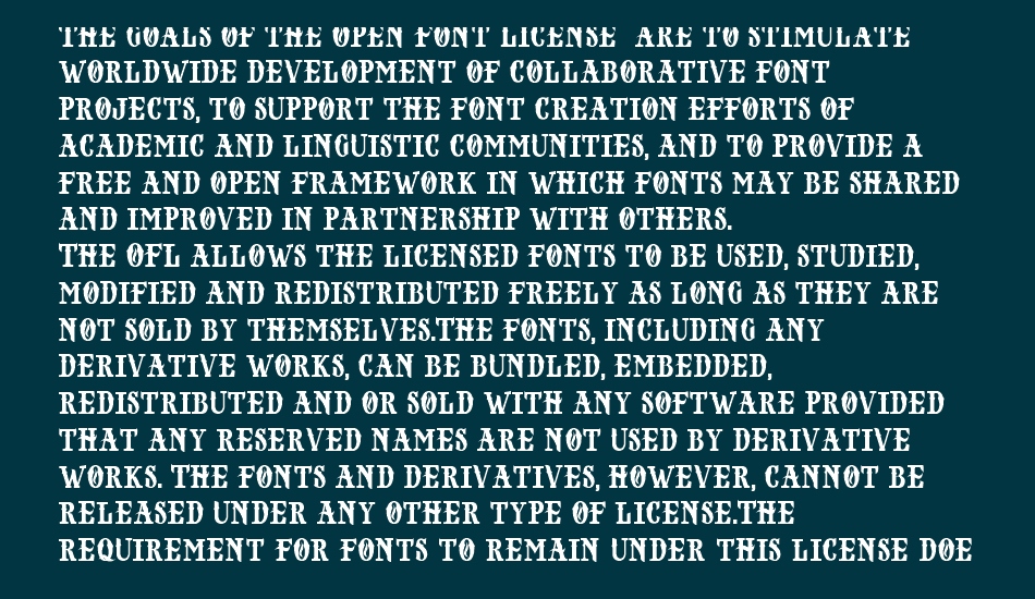 NOPIA DEMO font 1