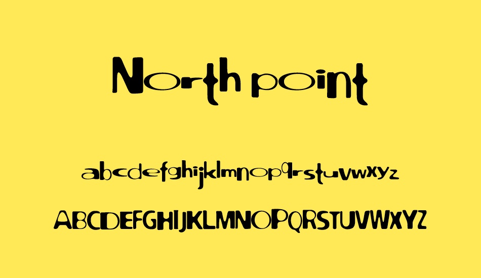 North point font