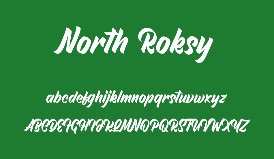 North Roksy Demo font