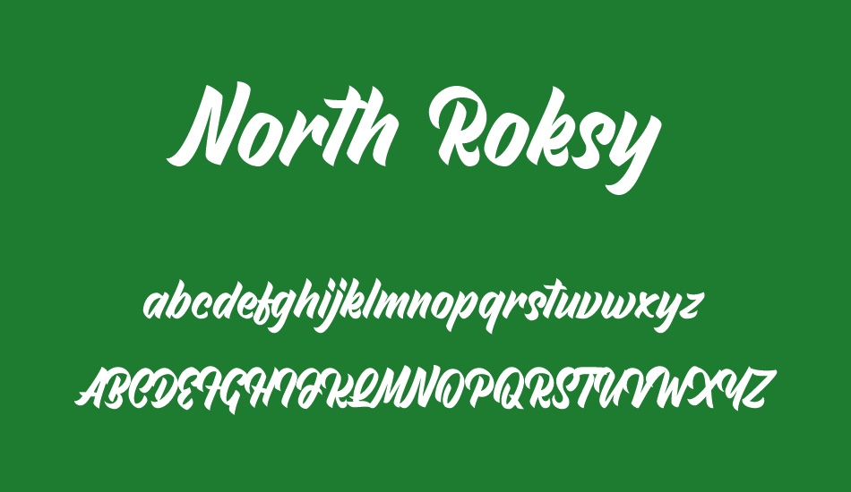 North Roksy Demo font