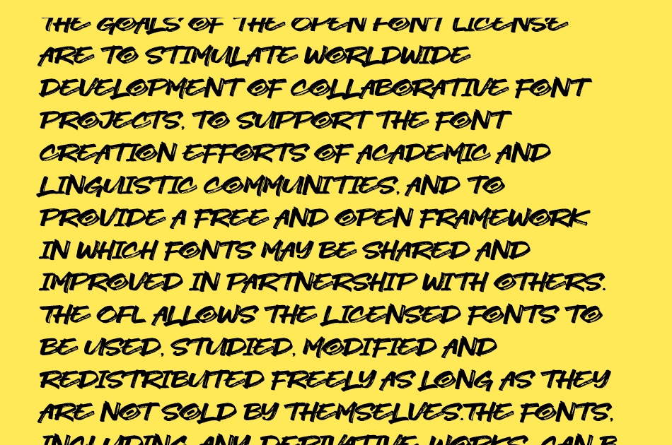 North Zone font 1