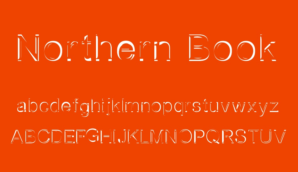 Northern Book Sale font