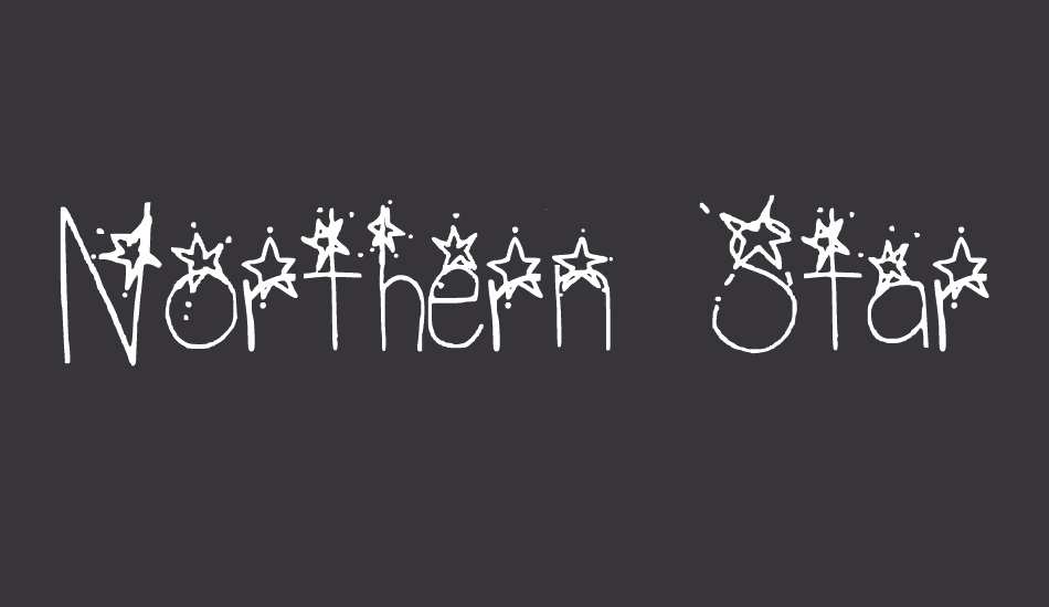 Northern Stars _ Spaced font big