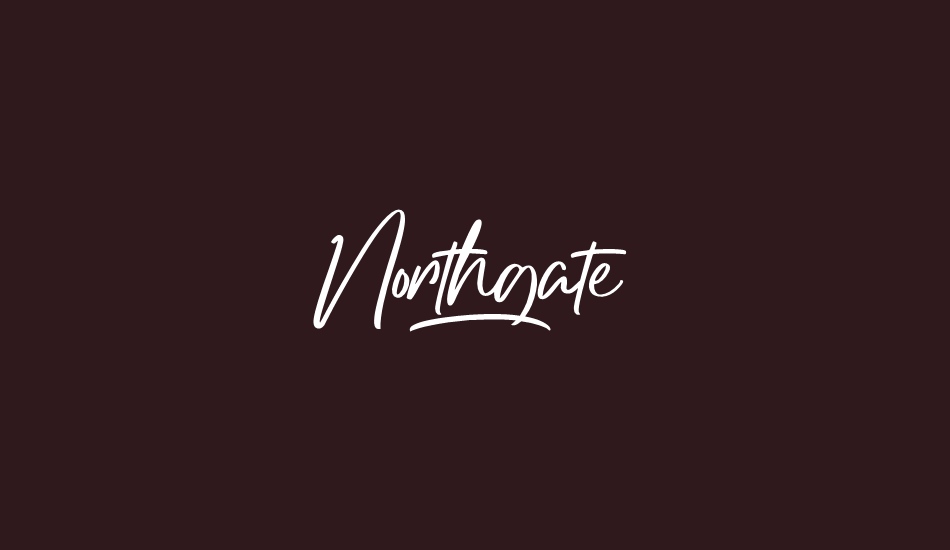 Northgate font big