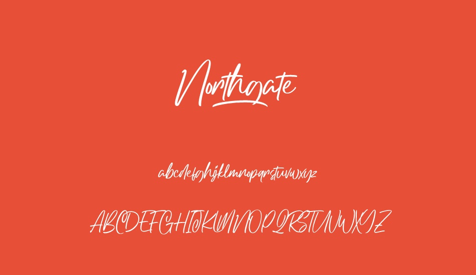 Northgate font