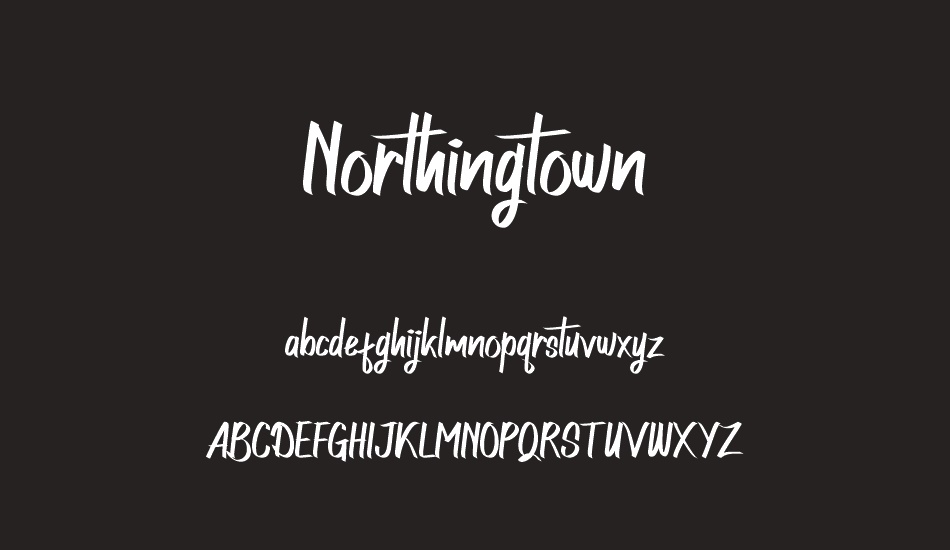 Northingtown font