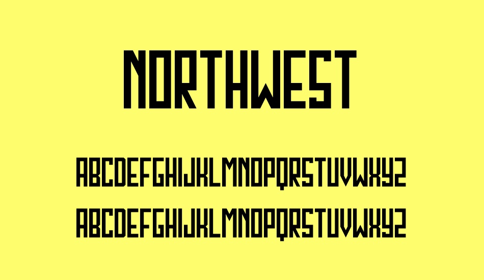 Northwest font