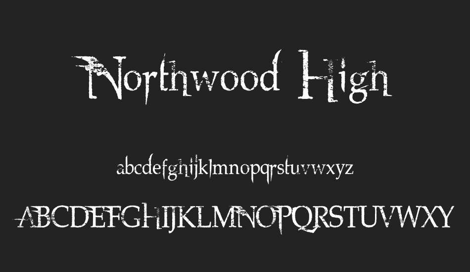 Northwood High font