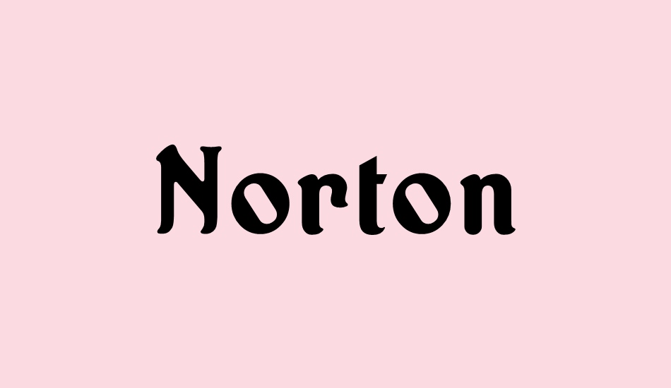 Norton font big