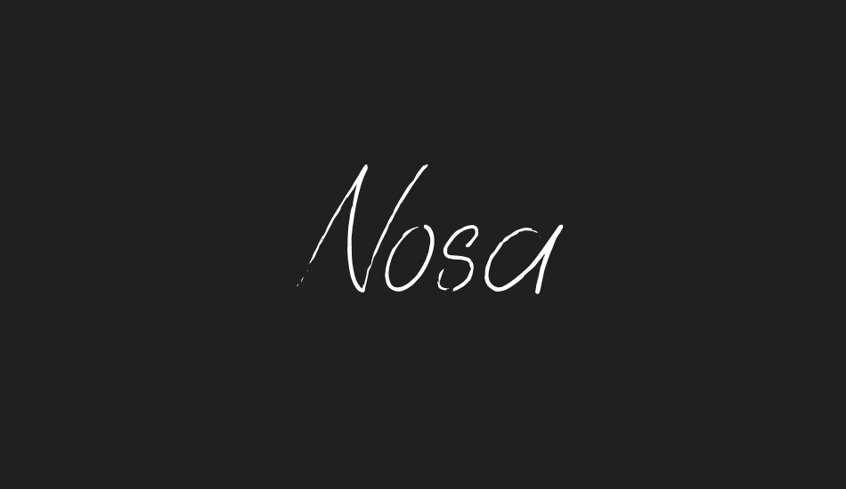 Nosa font big