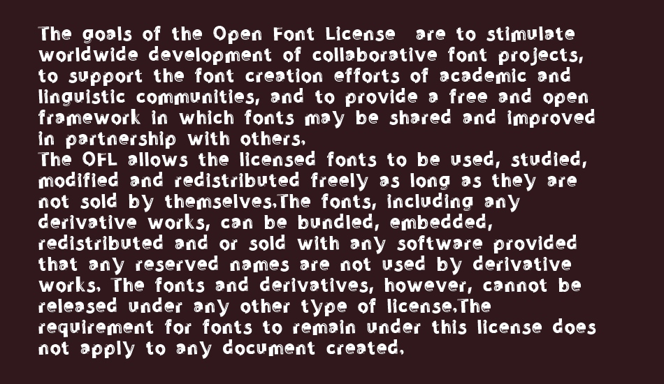 NoSense font 1