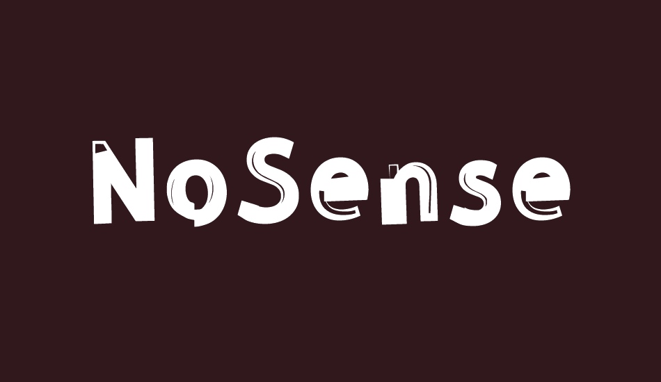 NoSense font big