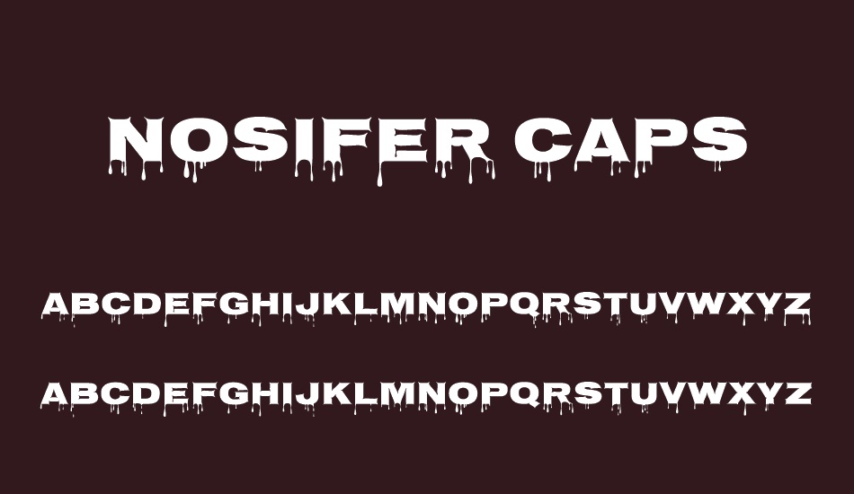 Nosifer Caps font