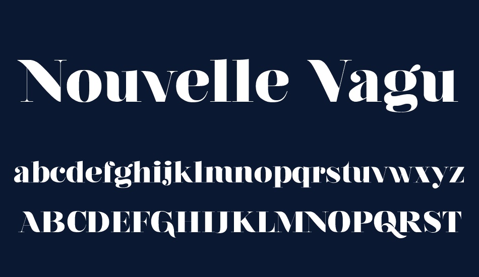 Nouvelle Vague font