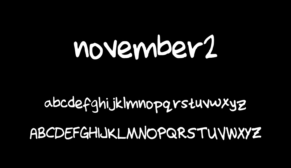 november2 font