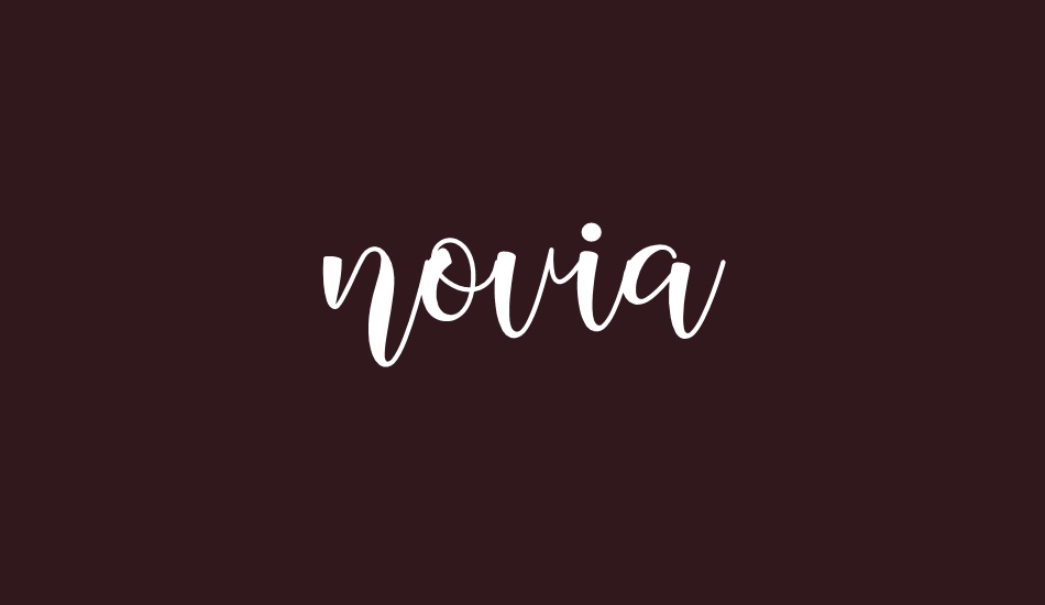 novia font big