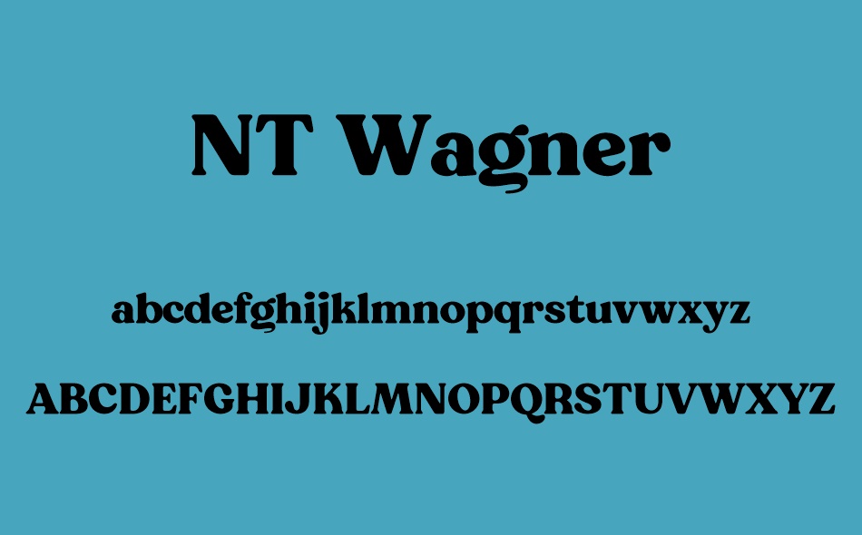 NT Wagner font